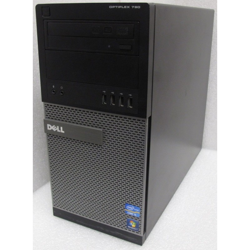 Dell Optiplex 790 Mt Core I5 2400 3 1ghz 4gb 250go Windows 7 Pro 64 Ordi Spare