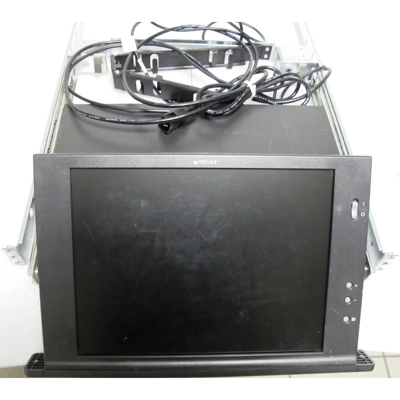 HP TFT5110R 281683-B21 Rackmount Flat Panel Monitor HP TFT5110R 281683-B21 Rackmount Flat Panel Monitor
