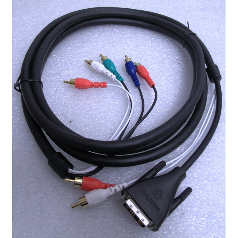 Polycom 2457-24772-001 Cable DVI + 2 RCA to 5 RCA 3m
