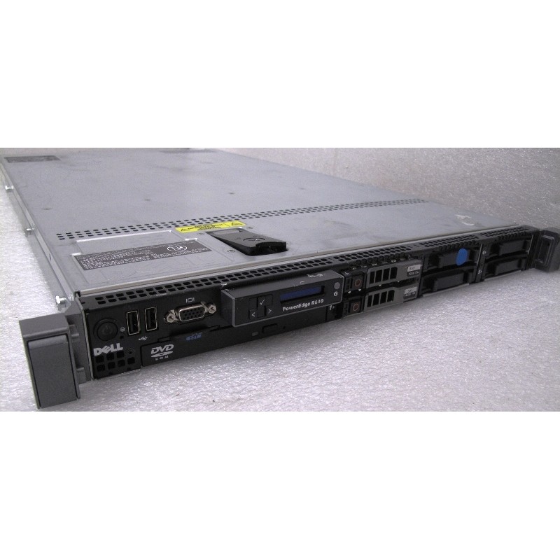 Serveur DELL PowerEdge R610, 2x  2.27GHz 6-Core, 64Go RAM, 2 x 146Go 10K 2.5'' SAS, PERC H700