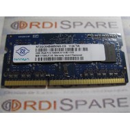 Mémoire Nanya NT2GC64B88B0NS-CG 2GB PC3-10600S DDR3 Notebook