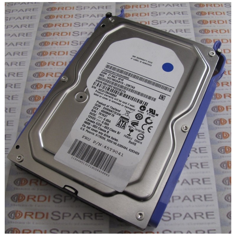 Disque WD1602ABYS 160Gb SATA 7200t 3.5" with Caddy