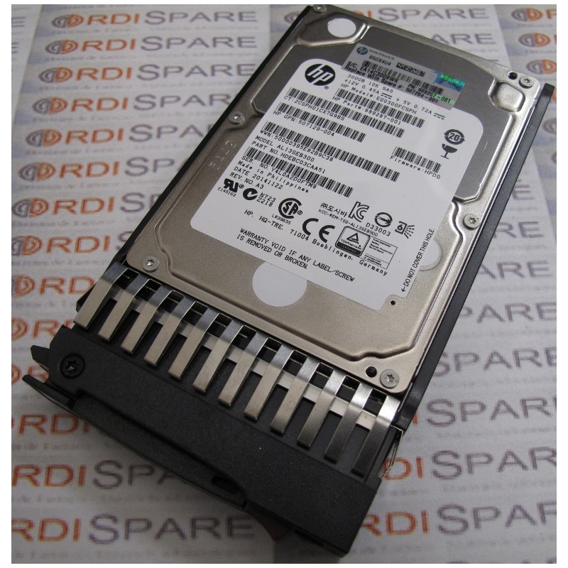 HDD 300Gb 10K SAS 2.5'' 6Gbs HP 689287-001 SP 507284-001 model EG0300FCSPH GPN 507129-004 TOSHIBA AL13SEB300 HDEBC03CAA51