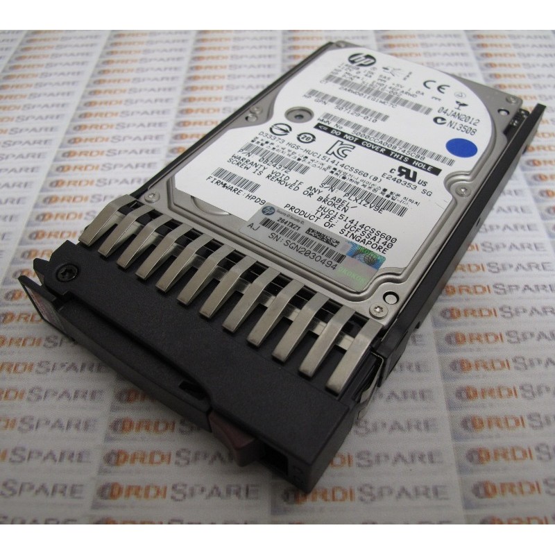 Disque HP 518216-002 146Gb SAS 15K  2.5" 6GBs HGS-HUC151414CSS60 avec Caddy
