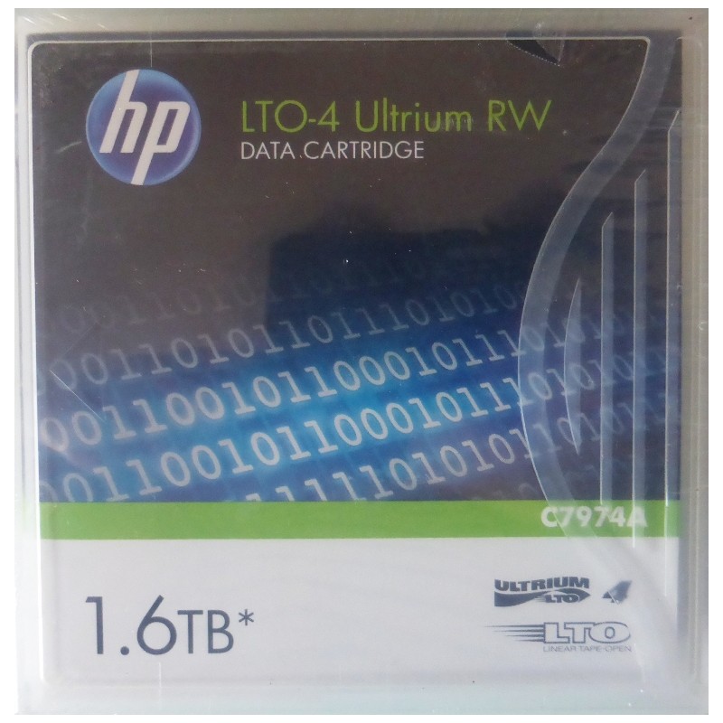  LTO4 Data Cartridge HP C7973A LTO4 Ultrium RW Data Cartridge 1,6Tb