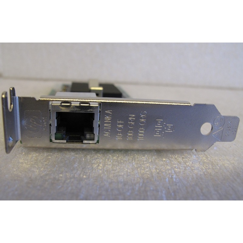 Carte réseau HP NC110T 434982-001 1 Gbps PCIe Single Port Carte réseau HP NC110T 434982-001 1 Gbps PCIe Single Port
