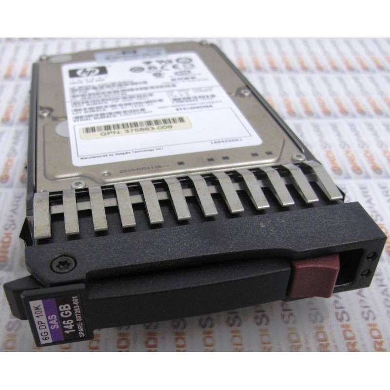 Disque HP 507119-003 146Gb SAS 10K 2.5" 6GBs avec Caddy