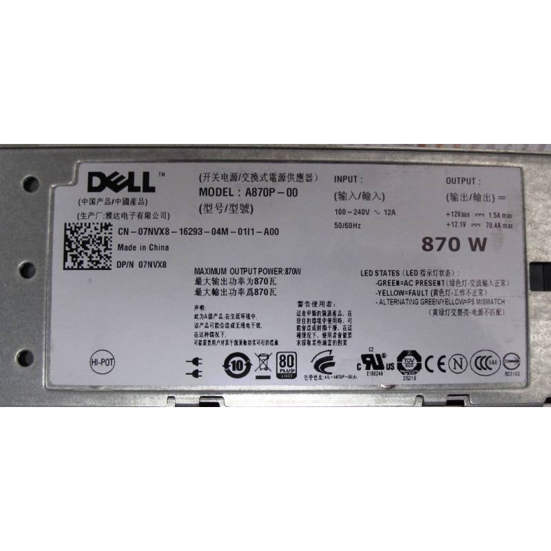 Dell Power Supply A870P-00 870W for R710 T610