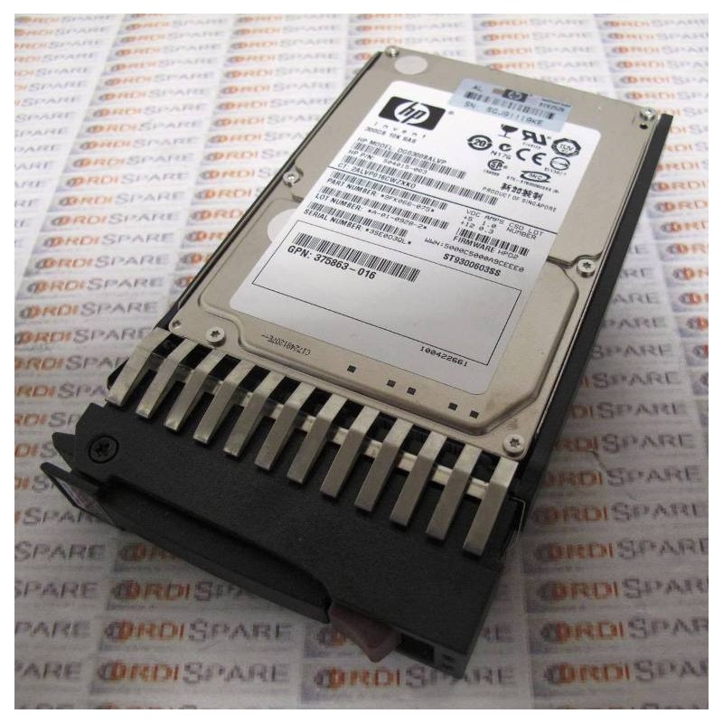 HDD 300Gb 10K SAS 2.5" HP 504015-003 model DG0300BALVP ST9300603SS with Caddy 