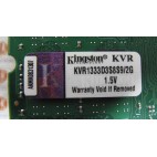 Mémoire KVR1333D3S8S9/2G 2Gb PC3-10600 pour portable 99U5469-011.A01LF