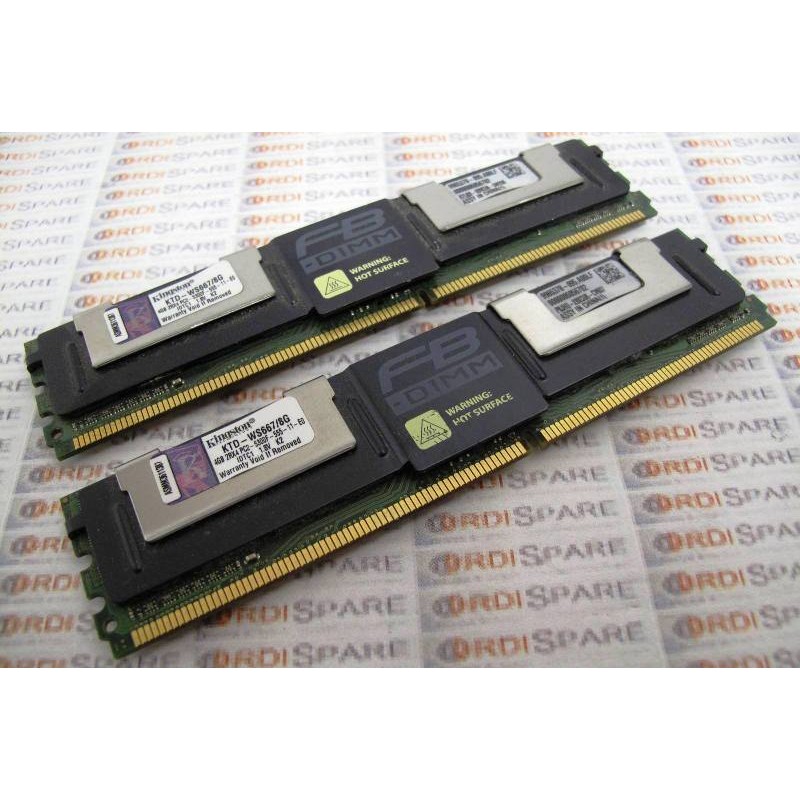 Kingston KTD-WS667/8G 2x4Gb DDR2 PC2-5300F ECC