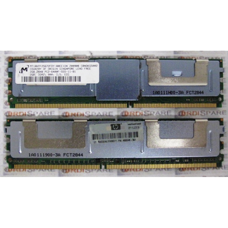 Mémoire Micro MT18HTF25672FDY 2Gb 2Rx8 PC2 6400F_