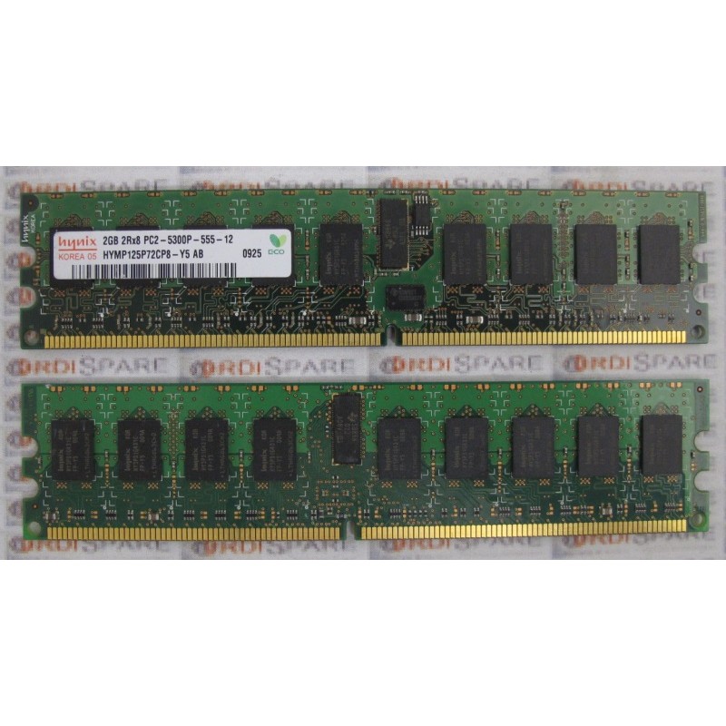 Hynix HYMP125P72CP8-Y5 AB 2Gb DDR2 PC2-5300P ECC