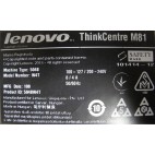 Lenovo ThinkCentre M81 5048 Tower Core i5 Quadcore 3.1GHz
