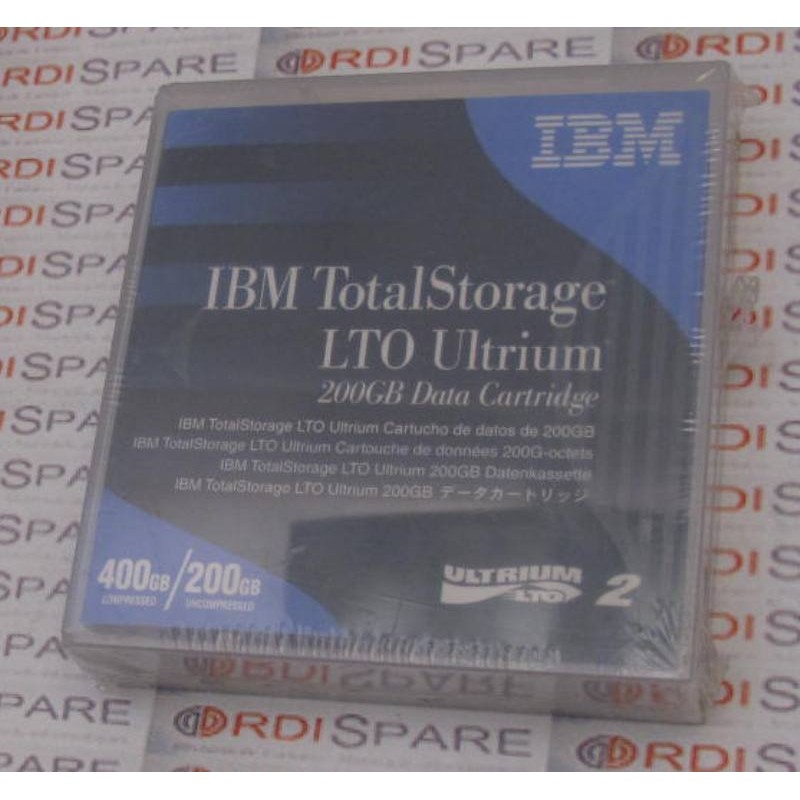  LTO2 Data Cartridge IBM 08L9870 Ultrium LTO2 Data Cartridge 200/400Gb