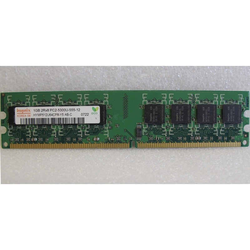 Hynix HYMP512U64CP8-Y5 1Gb DDR2 PC2-5300U non ECC