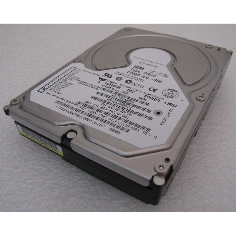 SGI HDD 9GB 7.2K SCSI 80-Pin 3.5''  SGI 064-0070-002 SGI 013-2325-001 IBM DGHS 59H6807