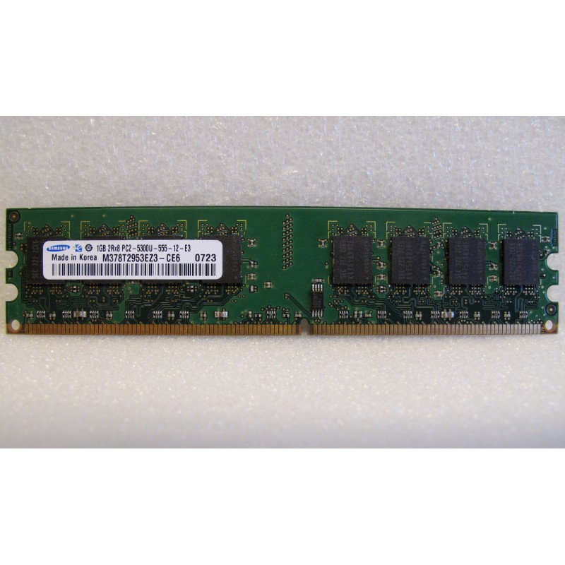 Mémoire Samsung M378T2953EZ3 1Gb DDR2 667MHz