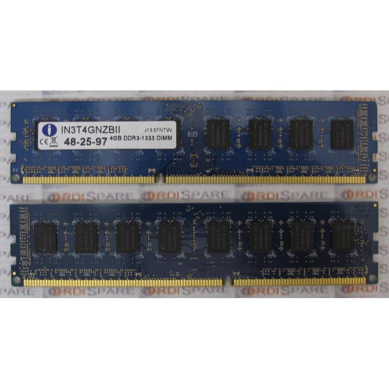 Integral IN3T4GNZBII 4GB DDR3 PC3-10600U 1333MHz DIMM