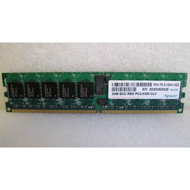 Mémoire RAM de 2Go DDR2 ECC 