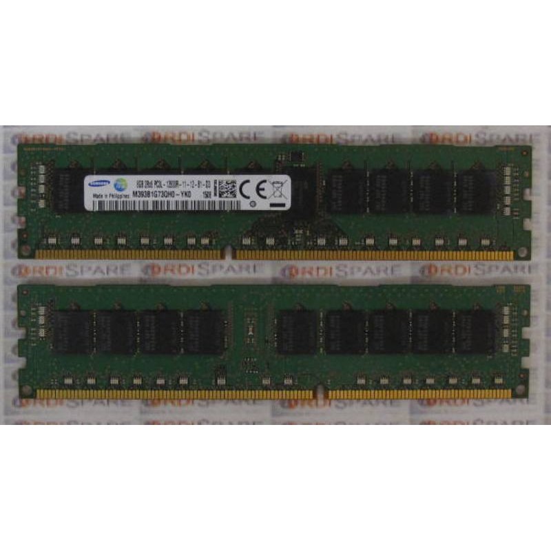 Memory module 8GB 2Rx8 PC3-12800R Samsung M393B1G73QH0