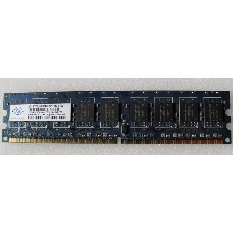 Mémoire RAM de 1Go DDR2 5300E ECC