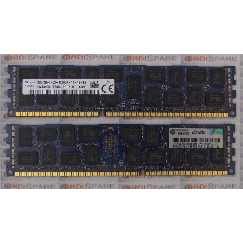 Memory module 8Gb 2Rx4 PC3-12800R ECC Hynix HMT31GR7EFR4C-PB  - HP pn 689911-071