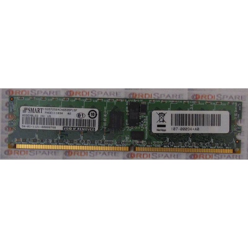 2Gb PC2 5300R DDR2 667MHz Memory SMART SG572564CNG535P1SF NetApp 107-00094