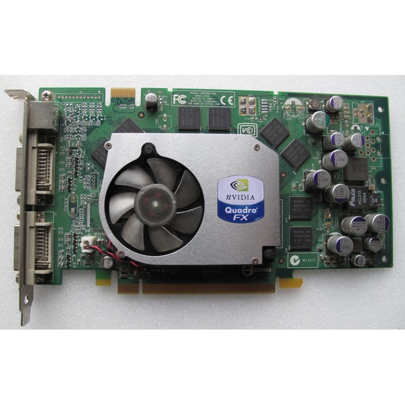 NVidia Quadro FX1400 PCIe 2xDVI 1xSvideo Out