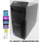Lenovo ThinkCentre M81 5048 Tower Core i5-2400 3.1Ghz 8Go Sans disque Sans Licence_DP 8xUSB