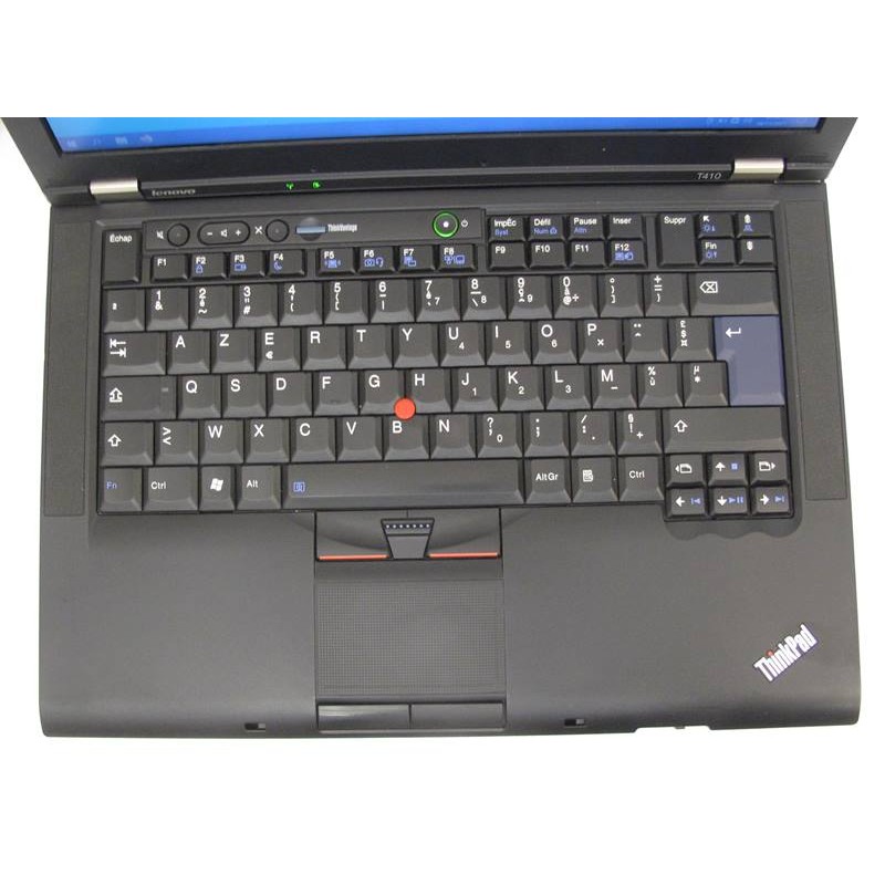PC portable 14'' Lenovo ThinkPad T410 Core I5 520M 2.66GHz 8Go RAM 320Go HDD Windows - Sans WEBCAM _ DP 4xUSB