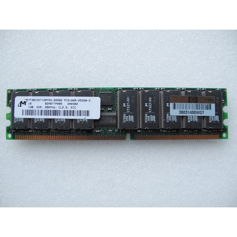 Mémoire HP 261585-041 1Gb DDR 266Mhz ECC