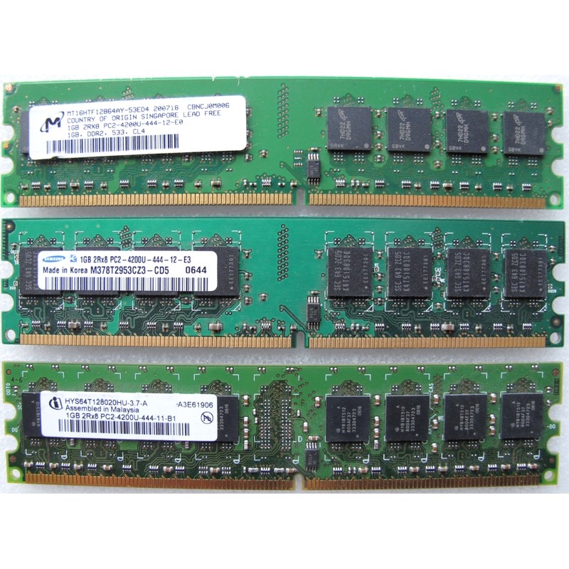 Mémoire RAM de 1Go DDR2 4200U 533Mhz