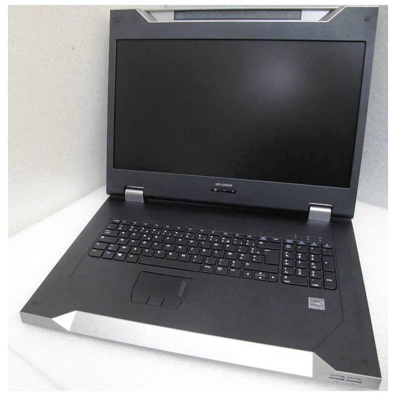 HPE LCD8500 AF633A 18.5" KVM Rackmount AZERTY Keyboard Monitor AF633A HP 741492-051 HP 776637-001