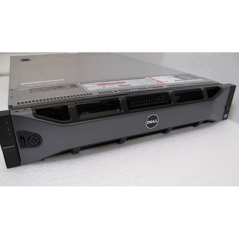 Serveur DELL PowerEdge R720 8LFF 2x Xeon E5-2660 2,20Ghz 8-C 20Mb 64Go RAM - 8 slots backplane - PERC H710p  NO DISK - DVD