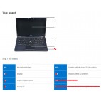 Portable Ultrabook Dell Latitude E7450 Core i5-5300U 2.30Ghz 8Go RAM msata 128go RAM W11 WEBCAM HDMI miniDP 14''