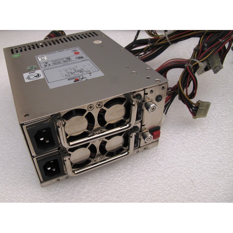 EMACS MRT-6320P Power Supply Chassis assembly with 2 x 320W redundant PSU model MRT-6320P-R P/N B010460014 P/N B2000460085