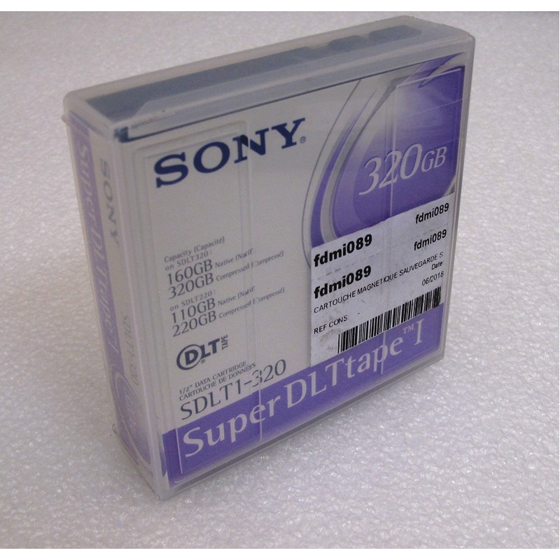 SONY SuperDLTtape I - SDLT1-320 Data Cartridge 160/320GB