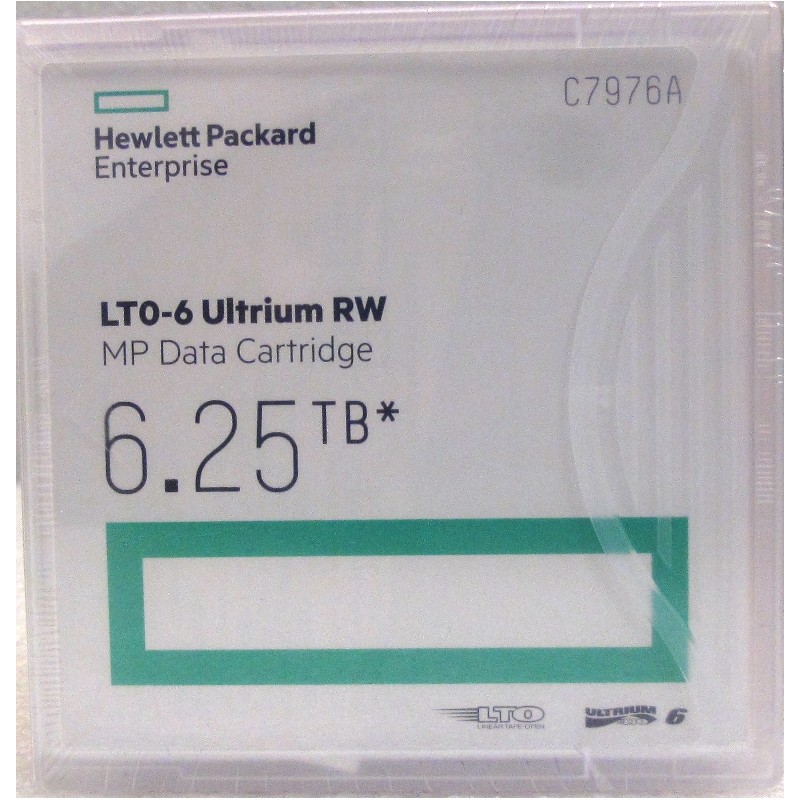 Bande magnétique HP C7976A HP Data LTO6 Ultrium 6.25Tb Data Cartridge