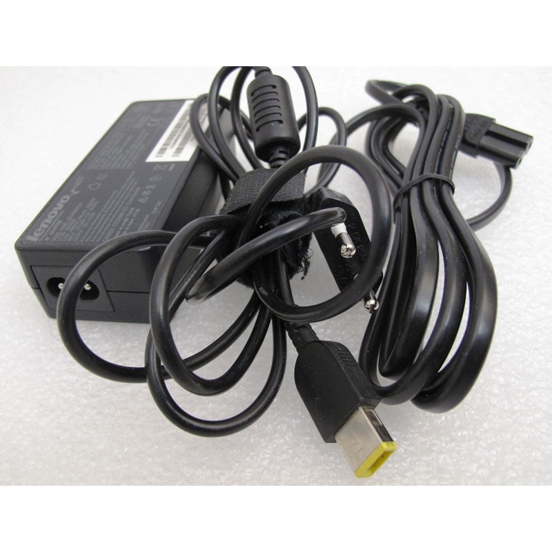 Alimentation 65W 20V 3.25A LENOVO ADLX65NDC2A PN 45N0255 FRU 45N0256_Embout Rectangulaire Alimentation 65W 20V 3.25A LENOVO ADLX65NDC2A PN 45N0255 FRU 45N0256_Embout Rectangulaire