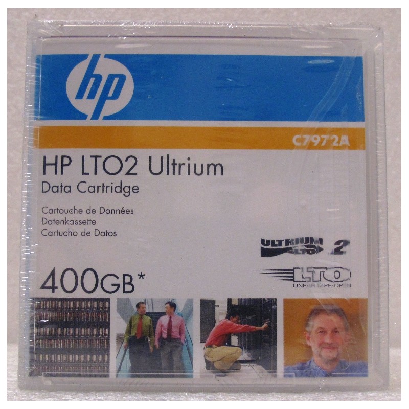 HP C7972A Data LTO2 LTO Ultrium 400Gb Data Cartridge
