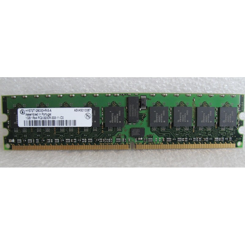 Mémoire 1Gb 1Rx4 PC2-3200R ECC Infineon HYS72T128000HR-5-A Mémoire 1Gb 1Rx4 PC2-3200R ECC Infineon HYS72T128000HR-5-A