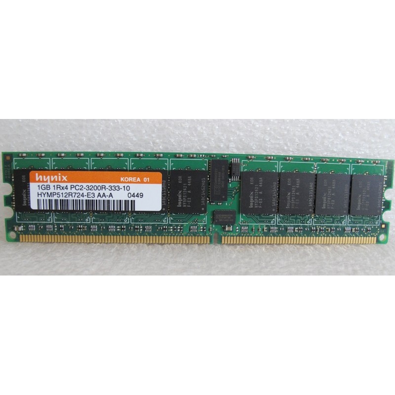 Mémoire 1Go 1Rx4 PC2-3200R ECC Hynix HYMP512R724-E3 Mémoire 1Go 1Rx4 PC2-3200R ECC Hynix HYMP512R724-E3