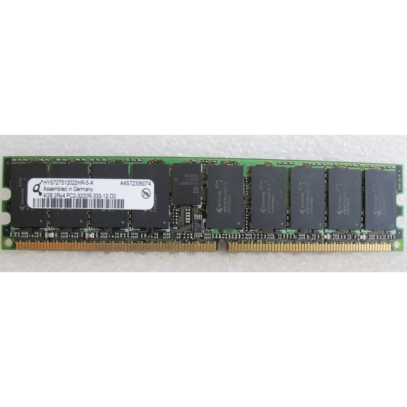 Mémoire HYS72T512022HR-5-A 4Gb PC2 3200R ECC 400Mhz 