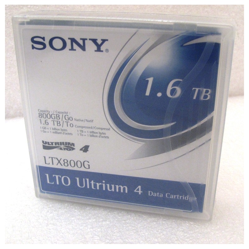LTO4 LTO Ultrium 4 Data Cartridge SONY LTX800G