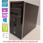 HP ProDesk 490 G1 Core I7-4770 3.4GHz 8Go RAM SSD480 MT format 