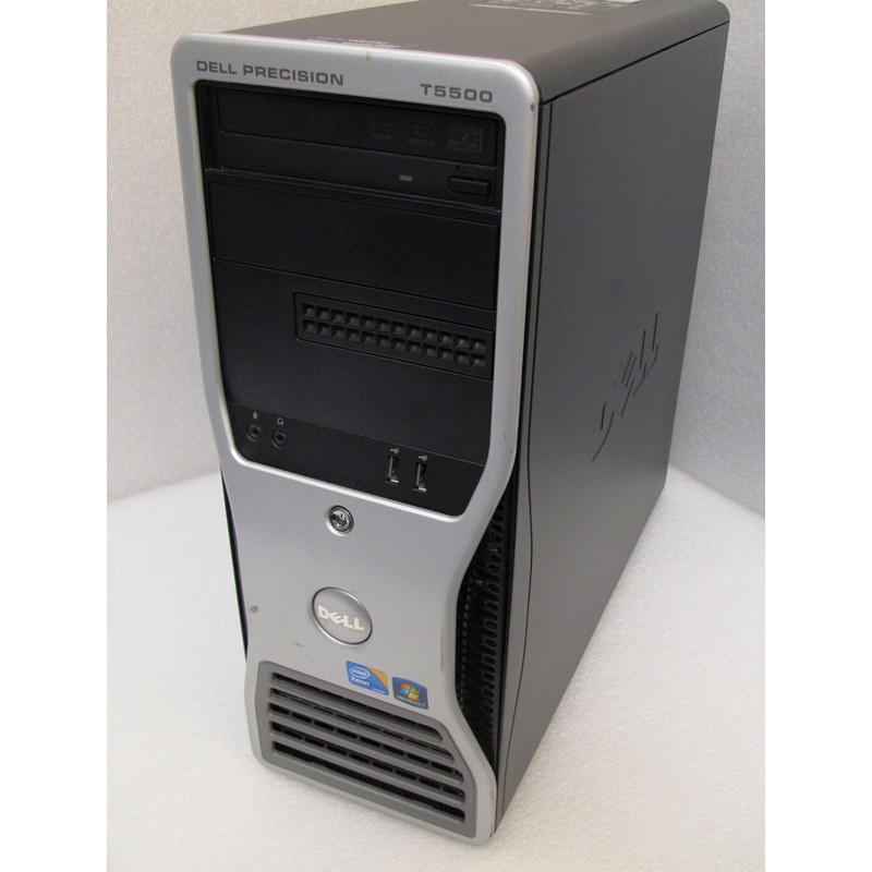 Station de travail Dell Precision T5500 Xeon E5650 2,67GHz 12GB RAM 1TB SATA Quadro2000 DVD W10 pro 64