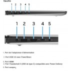 PC Portable 15.6" tactile DELL XPS-15 9560 Core i7-7700HQ 2.80GHz, 16Go RAM, SSD M2 512Go, Webcam, no DVD