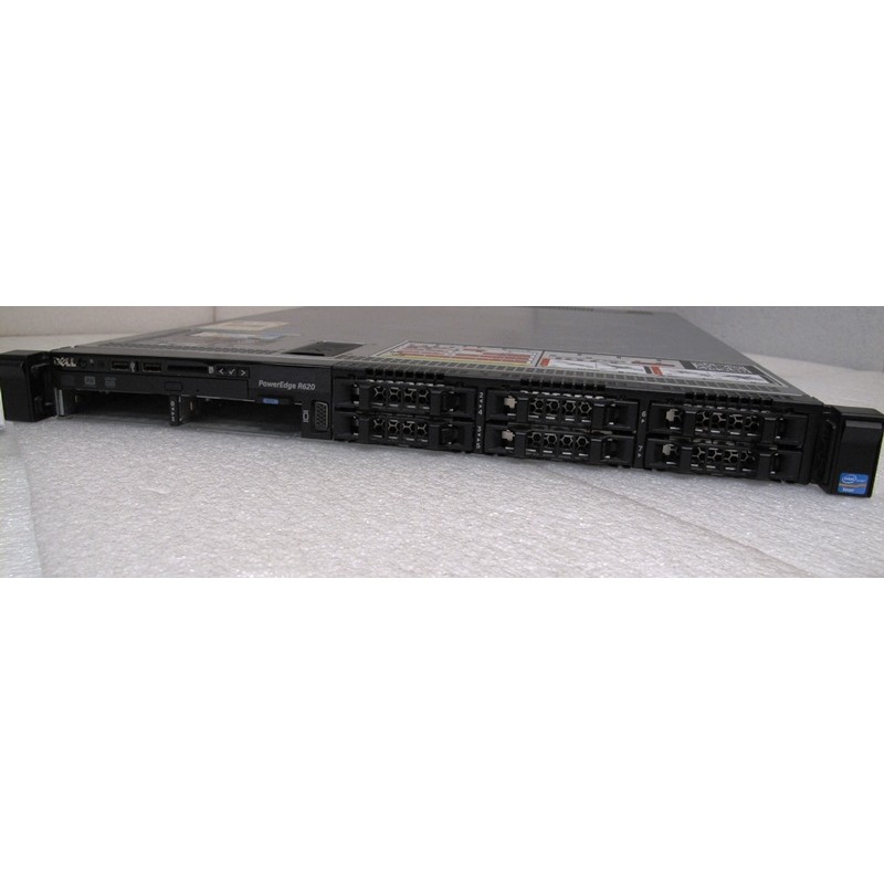 Serveur 1U DELL PowerEdge R620 2 x 10-Core Intel Xeon E5-2690V2 3GHz - 192Gb RAM - No disk - PERC H710 2x750W PSU