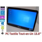 PC Tactile AIO ALL-IN-ONE 15.6" ASUS PRO A4110 Intel Celeron CPU N3150 1.6GHz 4Go Ram HDD Sata 500Gb W10p 64bits WEBCAM